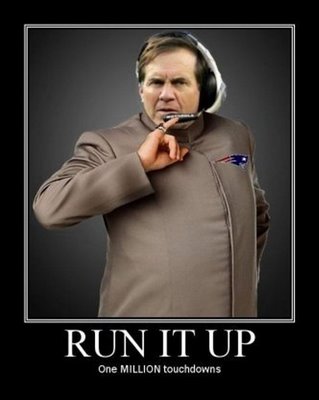 Bill Belichick running up the score