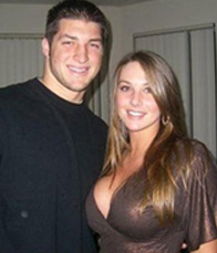 Tim Tebow with Google girl - 2012 NFL Mock Draft Updated 1/25