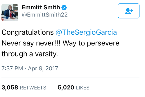 Emmitt Smith 2018 NFL Mock Draft.