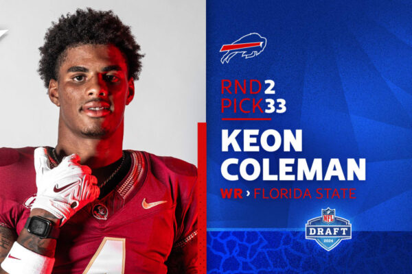 Keon Coleman, WR - Bills Rookie Forecast