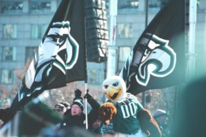 Eagles mascot Swoop