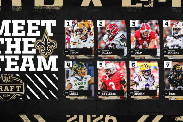 Saints 2026 Draft Class