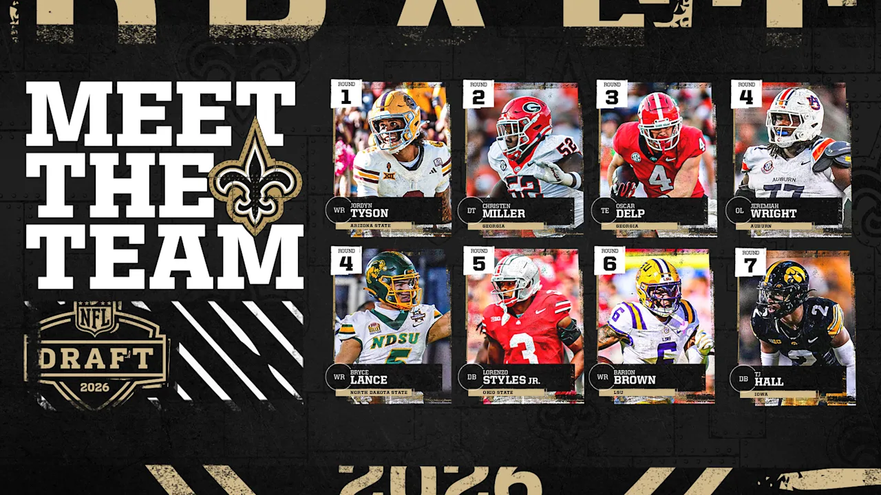 Saints 2026 Draft Class