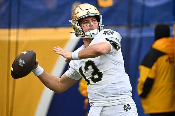 2028 NFL Mock Draft - Featured Image - CJ Carr - QB - Notre Dame